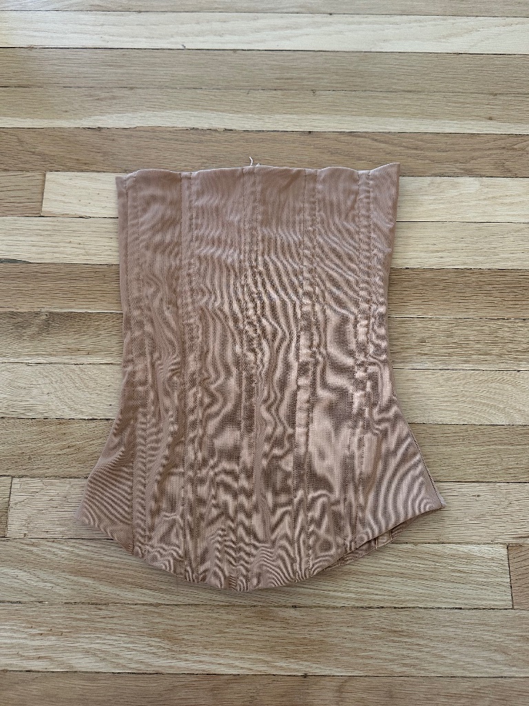 Are You Am I Tan Corset Top